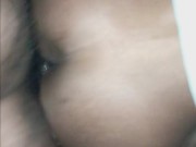 BUBBLE BUTT EBONY GETS HER LIL CHEEKS BEAT AND SKEETED ON!!!!!!!!!!!