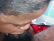 SUPER SLOPPY DEEPTHROAT ON GORILLA DICK THEN SHE RUBS IT ON HER NOSE RING!!!!!!!