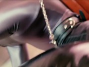 Bound Spandex Slave Ass Worship of Latex Mistress