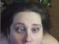 POV Thanksgiving Blowjob Cumshot On Tongue And Face 💦