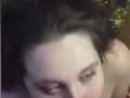 POV Thanksgiving Blowjob Cumshot On Tongue And Face 💦