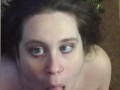 POV Thanksgiving Blowjob Cumshot On Tongue And Face 💦