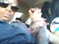TimDavis89, my  Filipina step sis stroking my 9-3" thick BBC in the car (POV).