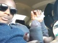 TimDavis89, my  Filipina step sis stroking my 9-3" thick BBC in the car (POV).