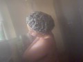 Taking a shower