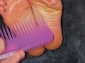 Foot fettish tickling