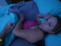 StepSon Hops Into StepMoms Bed After Nightmare - 3of3