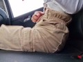 Big squirting in taxi Extreme wet orgasm