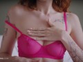 ULTRAFILMS Super hot girl with pierced nipples Cherry Candle masturbating on the bed