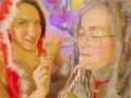 Xmas Anal Threesome - Chrismas fuck and Blowjob Gift