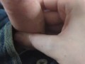 Fully dressed masturbation