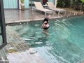 Lonely Housewife Couldn't Resist the Temptation of Being Fucked by a Sports Swimming Pool Cleaner Wh