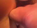 Lesbian best friend fingers my pussy until I squirt listen how wet it was