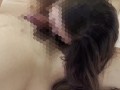 【人妻 個人撮影】フェラチオの舌使いがエロすぎ 溢れてくるカウパーを美味しそうに味わう フェラ大好き♡