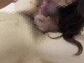 【人妻 個人撮影】フェラチオの舌使いがエロすぎ 溢れてくるカウパーを美味しそうに味わう フェラ大好き♡