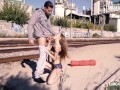 Crazy Chick Kira Parvati Enjoys Train Station Fuck With Lover - MAMACITAZ