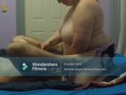 Pegging his tight ass and stretching him again