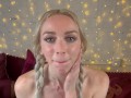 POV Face Fetish JOI Cute Shiny Submissive Slut Begs For Facial Cum Countdown | Remi Reagan