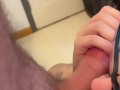 BBW stepmom MILF sucks dick side POV