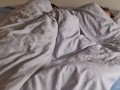 Wife's wet pussy was ready for hard dick to wake her up in the morning - fingering, moaning, cumshot