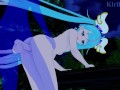 Cure Sky and I have intense sex in the park at night. - Soaring Sky! Pretty Cure Hentai