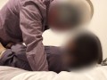 ホテルに着くなりムラムラしてきたので、着衣のまま愛撫無しで挿入 ～それでも４回もイってくれる教え子を、いつもと違う角度のアップ撮影で～