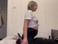 Face sitting and farting on my new fart slave while smoking with face expresions(full clip on my of)