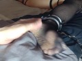 She was a bad girl so I'm tickling her feet