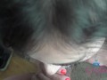 POV with Amateur Angel Windell blowjob and fucking before she creams on cock