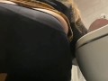 Lesbian MISTRESS FUCKS HARD Straight Girl in PUBLIC TOILET