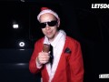 Miss Claus Lullu Gun Fucks Lucky Santa In The Backseat - LETSDOEIT