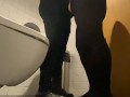 Lesbian MISTRESS FUCKS HARD Straight Girl in PUBLIC TOILET