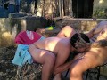 disfrutando de un buen sexo con mi amante en su patio