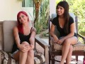 Addicted2Girls - Hot Redhead Eating Brunette's Hot Juicy Pussy