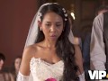 VIP4K. Small cheap wedding turns into public fucking action of the brides