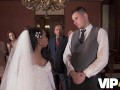 VIP4K. Small cheap wedding turns into public fucking action of the brides