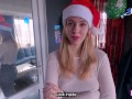 Coal Or Cock? - Santa Fulfills the Wish of a Naughty MILF