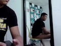 masturbandose colombiando de verga grande en la webcam
