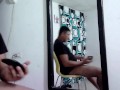 masturbandose colombiando de verga grande en la webcam