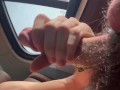 Spraying cum all over my car in public
