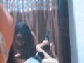 Zorra con cola me pega sentones en doble penetración después de la fiesta de fin de año