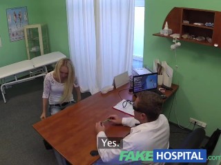 FakeHospital Blonde womans headache cured by cock and her squirting orgasms