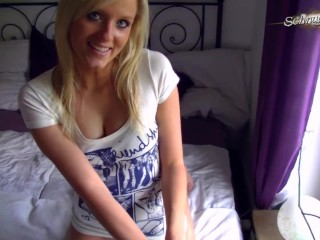 Schnuggie91 - German blonde GF shows Easter surprise!