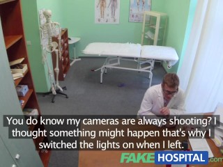 FakeHospital Pretty patient was prepped by nurse now gets the full doctors