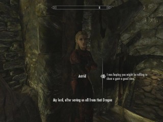 Skyrim: Sex With Astrid (Testing Her Loyalty To Her Husband)