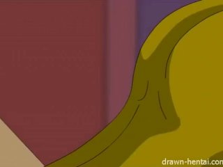 Loise Griffin and Marge Simpson lesbian orgy