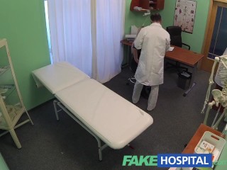 FakeHospital Blonde tourist gets a full examination