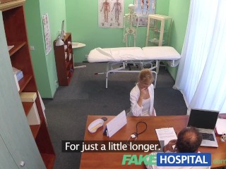 FakeHospital Medical student shows off her gymnastic skills