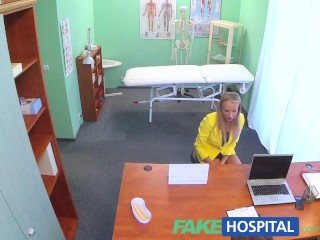 FakeHospital Claustrophobic sexy russian blonde seem to love gorgeous nurse