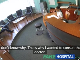 FakeHospital Sexy nurse heals patient with hard office sex